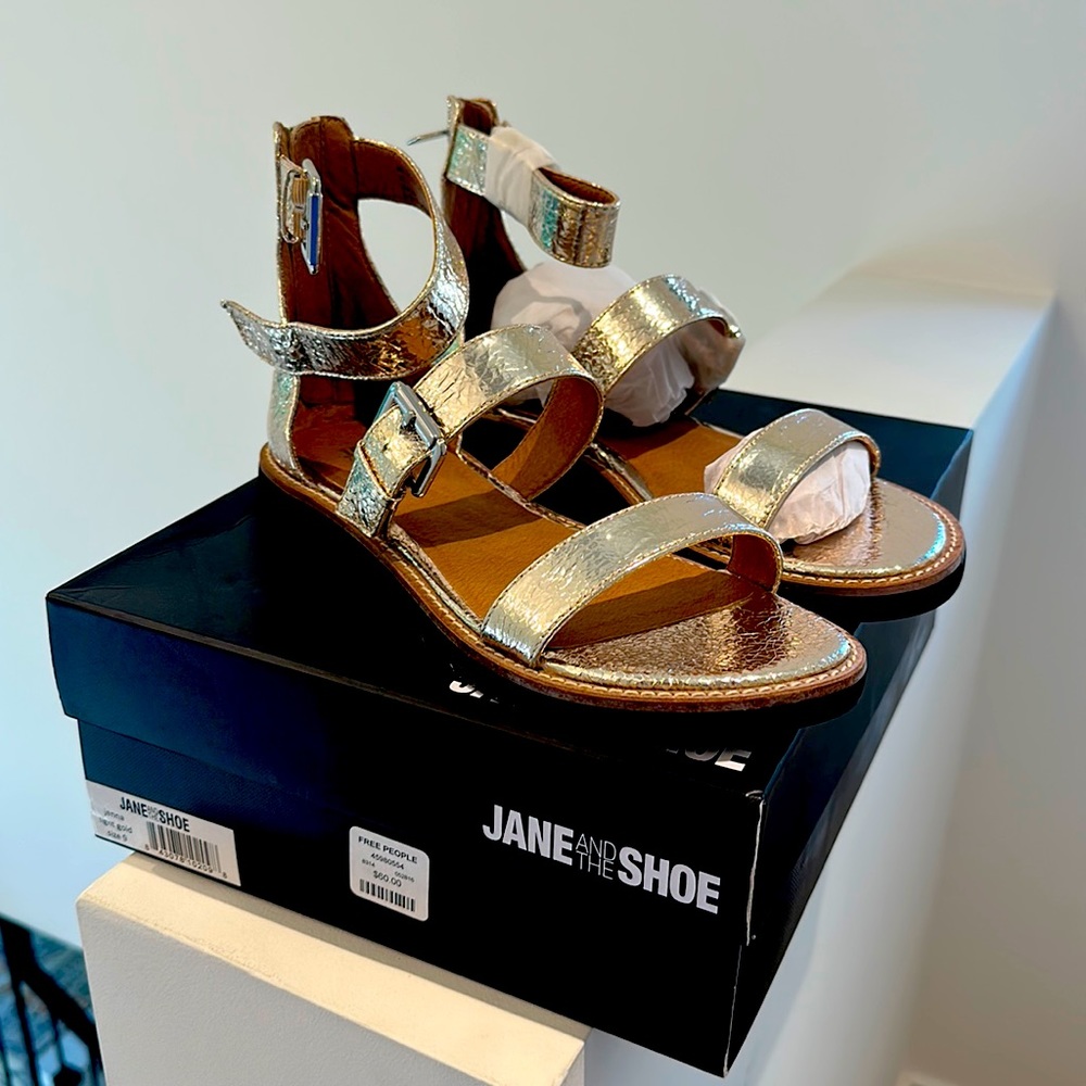 Gold sandals